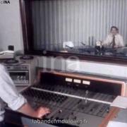 inauguration de la radio 9 juin 1980 le studio et la régie 