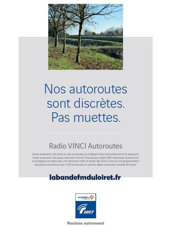 Publicité Radio Vinci Autoroutes 2012