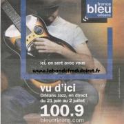 publicité juin 2011 pour Orléans-Jazz