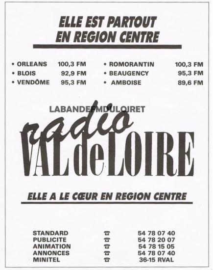 publicité dans l'annuaire de l'artisanat du Loiret ed.1989