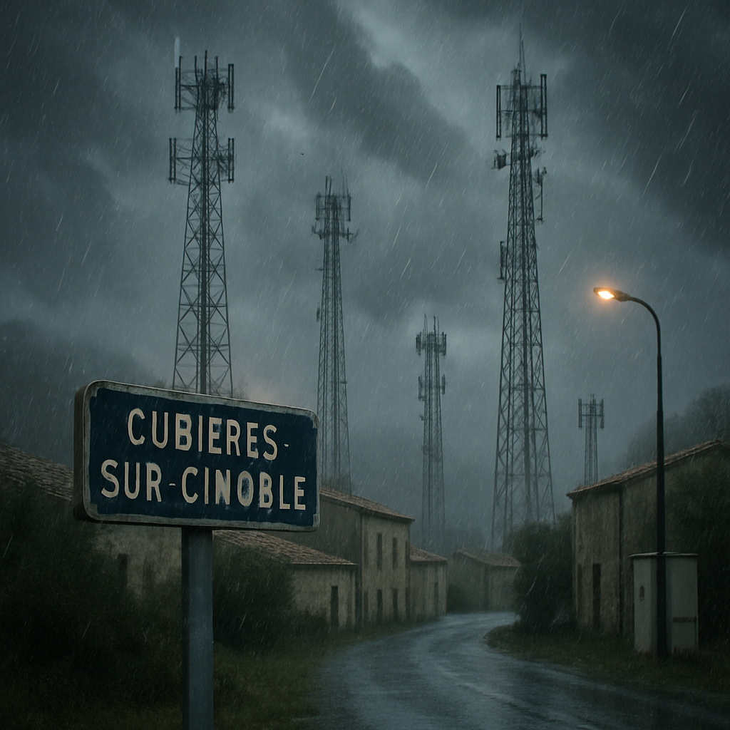 à cubières-sur-cinoble, un mois après la tempête, les habitants subissent toujours une galère téléphonique avec un réseau coupé, impactant leur quotidien.