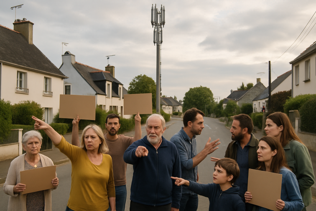 À Nivillac, la contestation grandit parmi les riverains face au projet d’antenne relais de téléphonie mobile à nivillac, les riverains s'opposent au projet d'antenne relais de téléphonie mobile, exprimant une contestation croissante face aux préoccupations environnementales et sanitaires.