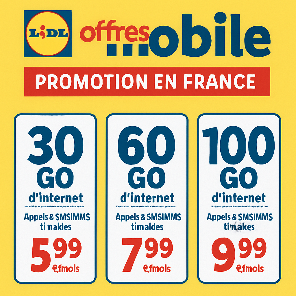 découvrez l'arrivée de lidl sur le marché des forfaits mobiles en france avec ses 1 500 magasins, offrant une nouvelle alternative compétitive aux opérateurs traditionnels.