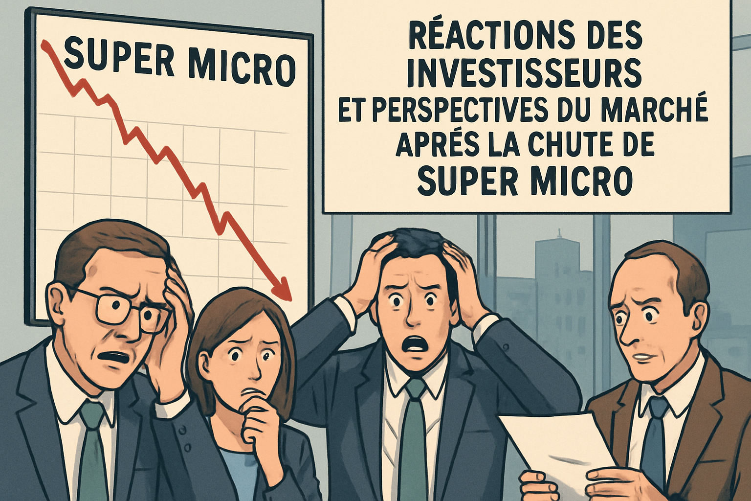 super micro chute de 10% en bourse suite à la perte d’un contrat majeur de 1,4 milliard de dollars avec oracle, impactant ses perspectives financières.