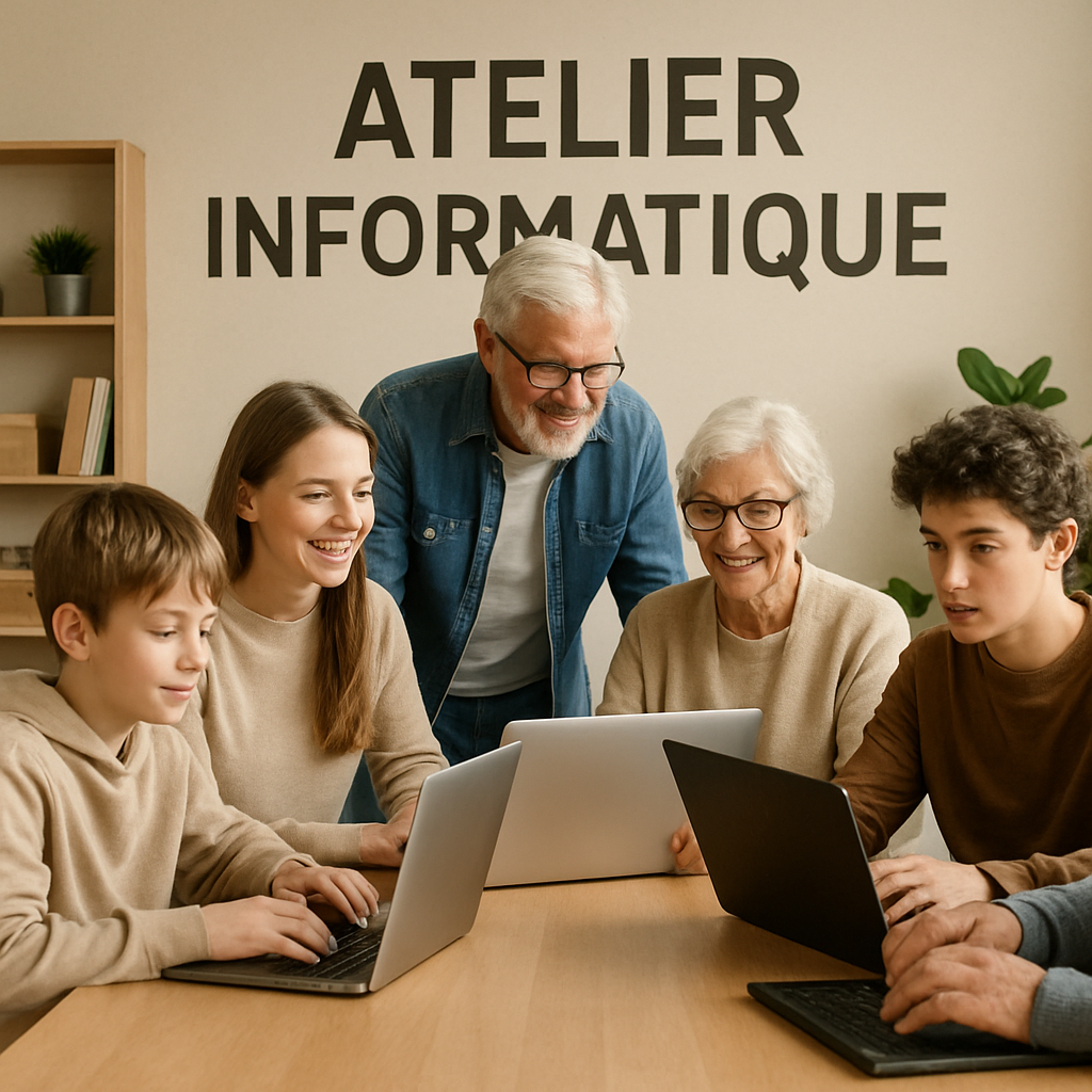 participez à nos ateliers gratuits pour apprendre l'informatique et maîtriser facilement vos appareils numériques, même sans expérience préalable.