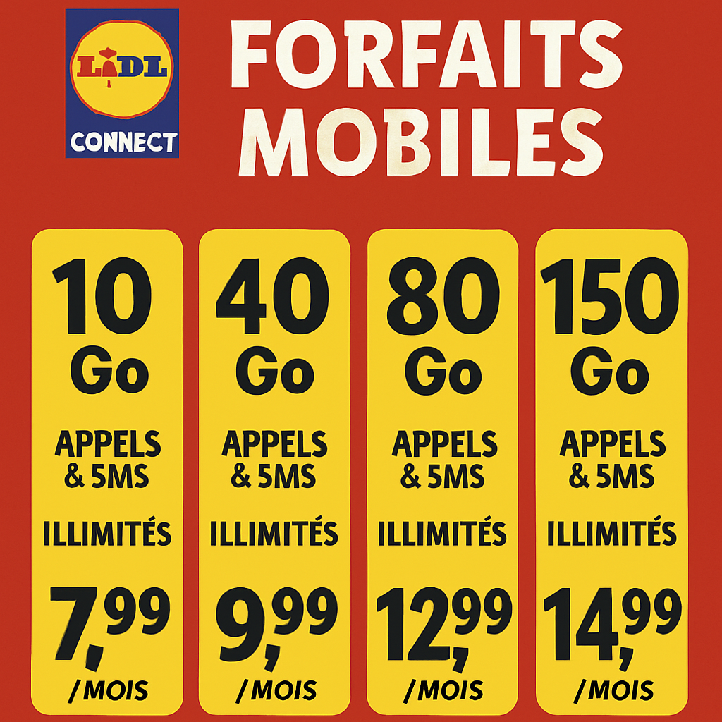 découvrez les nouveaux forfaits mobiles ultra compétitifs de lidl et dévoilez qui se cache réellement derrière ces offres attractives.