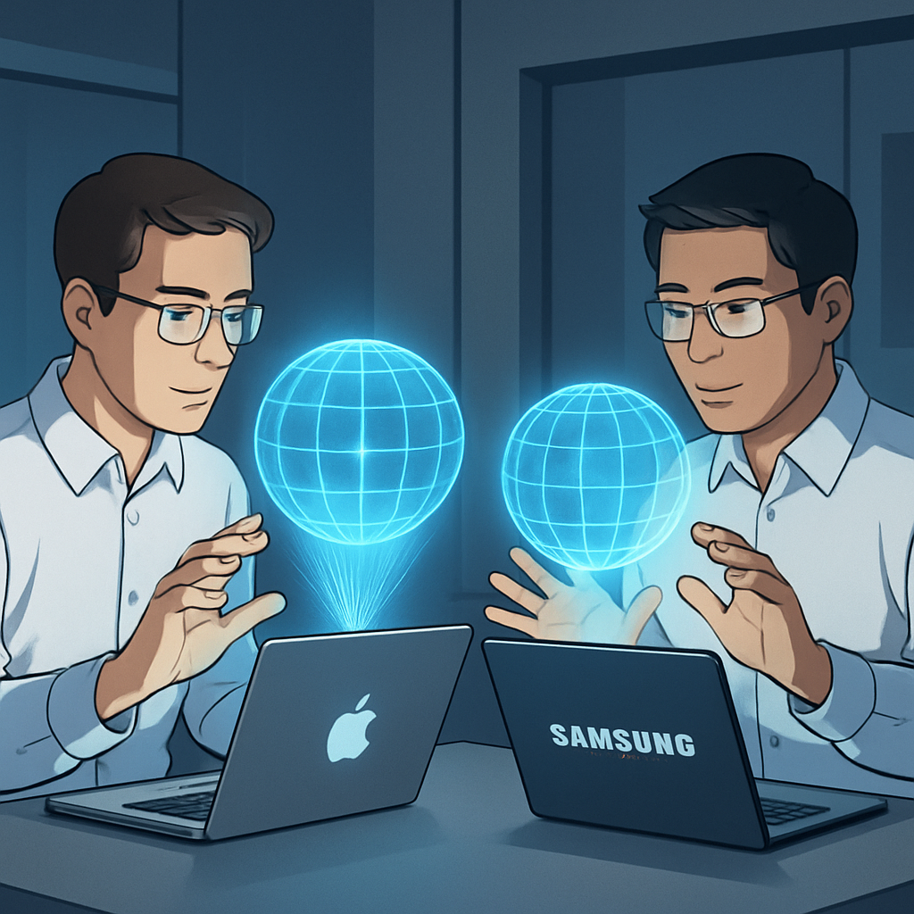 découvrez comment apple et samsung préparent la révolution des smartphones holographiques, annonçant une nouvelle ère technologique innovante et immersive.