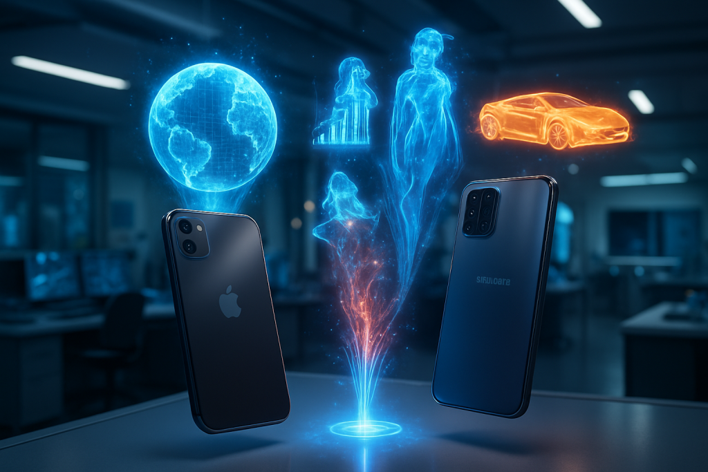 découvrez comment apple et samsung préparent la révolution des smartphones holographiques, annonçant une nouvelle ère d'innovation et d'expérience immersive.