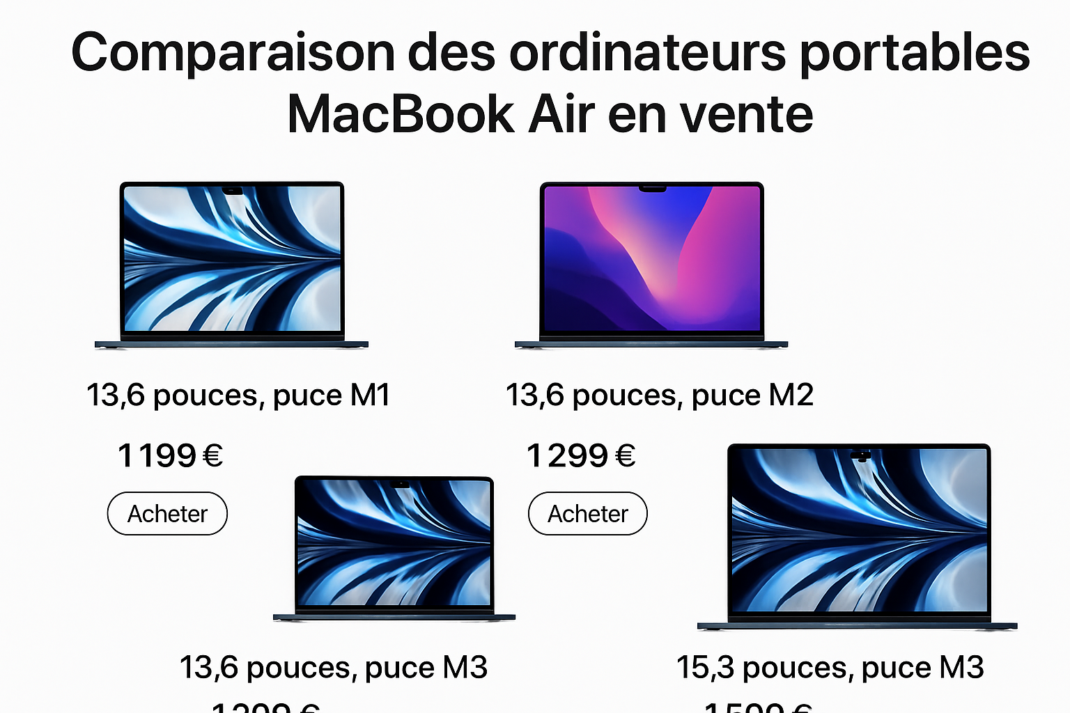 découvrez l'offre exceptionnelle sur le macbook air 13" (m4) avec 16 go de ram et 256 go ssd à seulement 908 €. performances puissantes, design élégant, et satisfaction garantie avec une note de 5 étoiles. ne manquez pas cette opportunité unique !