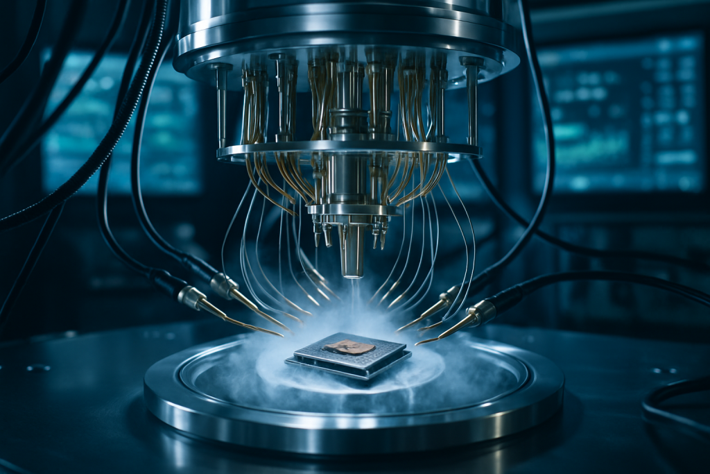 Ordinateurs quantiques : une puce innovante opérant à très basse température surmonte un défi majeur découvrez comment une nouvelle puce innovante fonctionne à très basse température pour dépasser un obstacle crucial dans le développement des ordinateurs quantiques.
