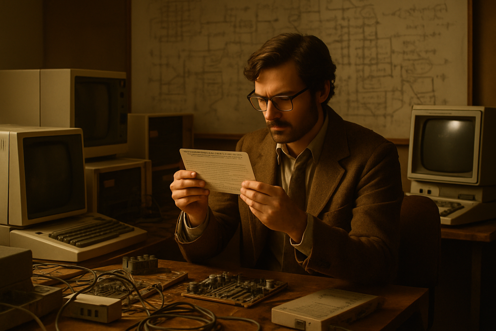 découvrez le code secret qui a transformé l'ère informatique il y a des années, révélant les fondations d'une révolution numérique majeure.